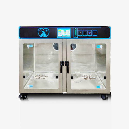 Ветеринарная клетка для интенсивной терапии - VET-V202 - Olive - 4 отсека / 2 отсека / 4 модуля