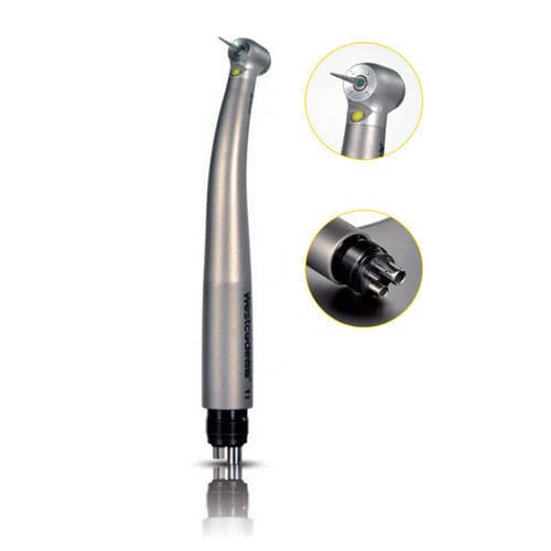 Турбина для стоматологии - XM-H0247 - Foshan Snyder Medical Equipment Co.,Ltd. - с системой подачи воздуха / из титана / с четверным наружным распылителем