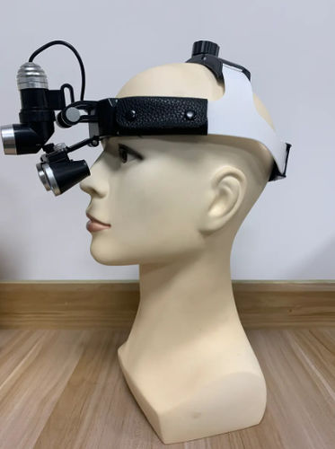 Бинокулярная лупа на головном обруче - XM-EL1918 - Foshan Snyder Medical Equipment Co.,Ltd. - с налобным фонариком