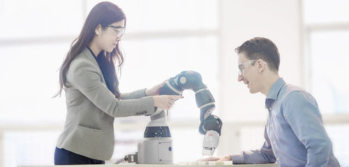 Роботизированный кронштейн медицинской - Single-arm YuMi® - IRB 14050 - ABB Robotics - 6 осей / коллаборативный
