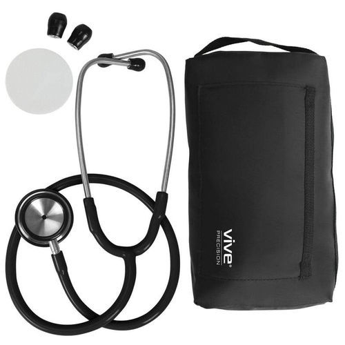 Стетоскоп с односторонней головкой - DMD1017BLK - Vive Health - из нержавеющей стали