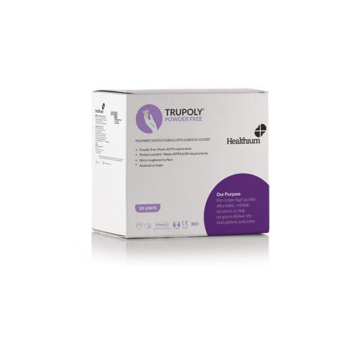 Перчатка из латекса - Trupoly - Healthium Medtech - хирургическая / неопудренная / стерильная