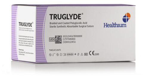 Шовный материал рассасывающийся - Truglyde - Healthium Medtech - 9-0 / 2