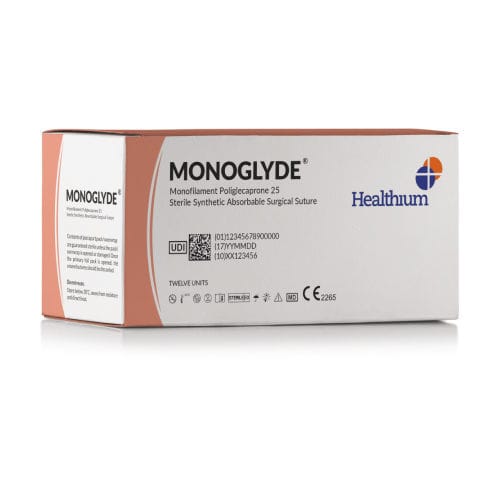 Шовный материал рассасывающийся - Monoglyde - Healthium Medtech - для общей хирургии / 8-0 / 2