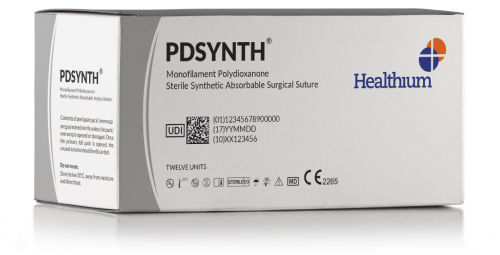 Шовный материал рассасывающийся - PDSynth - Healthium Medtech - для общей хирургии / для ортопедической хирургии / 8-0