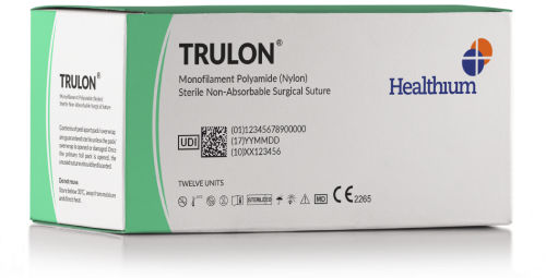 Шовный материал нерассасывающийся - Trulon - Healthium Medtech - для общей хирургии / для ортопедической хирургии / для офтальмологической хирургии