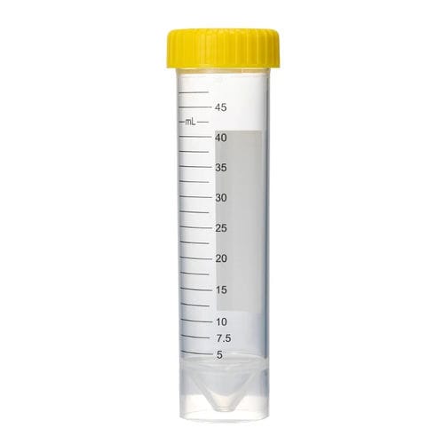 Пробирка для центрифуги - B-2SCTB50YE - Shaoxing GenFollower Biotech CO., LTD. - лабораторная / из полипропилена / стерильная