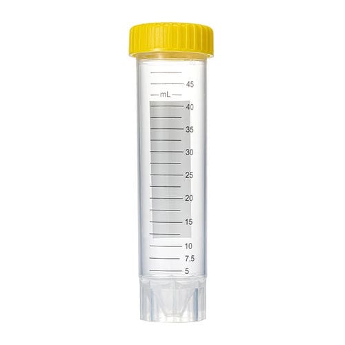Лабораторная пробирка - B-SCTB50YE - Shaoxing GenFollower Biotech CO., LTD. - из полипропилена / стерильная / с завинчивающимся колпачком