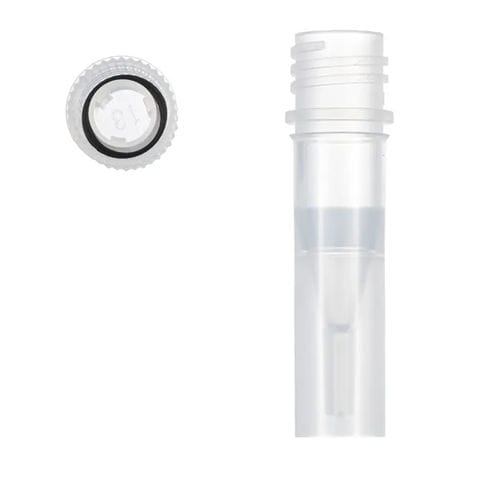 Лабораторная пробирка - WG60008-T - Shaoxing GenFollower Biotech CO., LTD. - из полипропилена / стерильная / с завинчивающимся колпачком