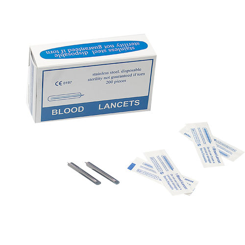 Стерильный ланцет - BL002 - Jiangsu Huida Medical Instruments - нержавеющая сталь