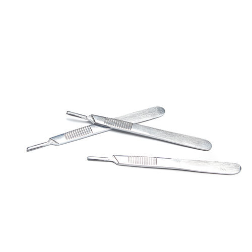 Скальпель с пластиковой ручкой - No.10 - Jiangsu Huida Medical Instruments - безопасное