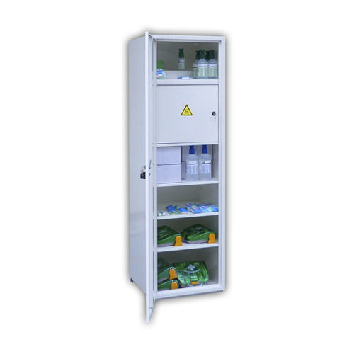 Шкаф для аптеки - AS5 - Ecosafe - с полкой / с дверью / белый