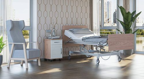 Прикроватный столик на роликах - MAE6000ME - SENIORCARE - модульный / с выдвижными ящиками