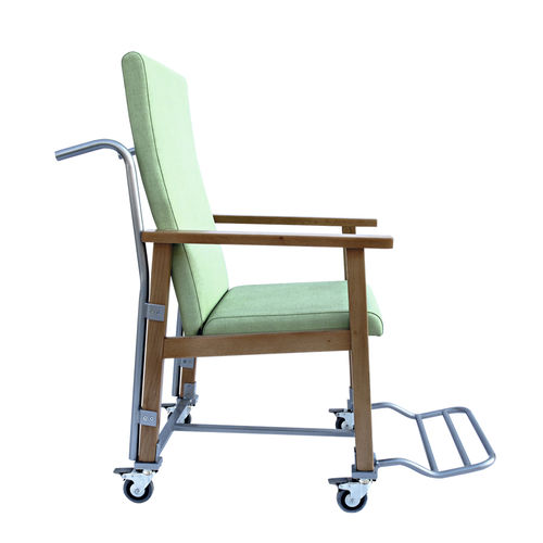 Кресло для транспортировки пациентов для интерьера - TRA0005MB - SENIORCARE - наклонное / эргономичное / на роликах