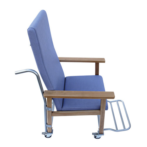 Кресло для транспортировки пациентов для интерьера - TRA0007MB - SENIORCARE - наклонное / эргономичное / на роликах