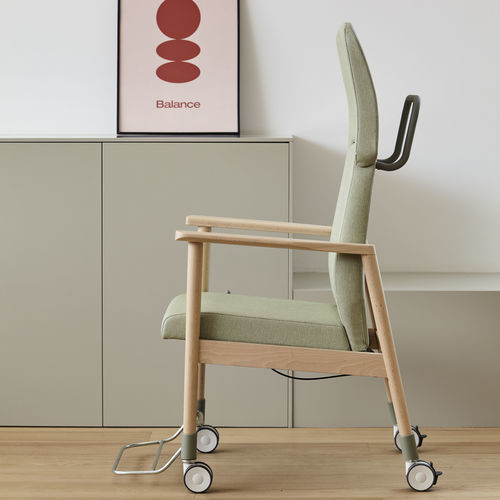 Кресло для учреждений здравоохранения - CAL0042 RECLINABLE - SENIORCARE - на роликах