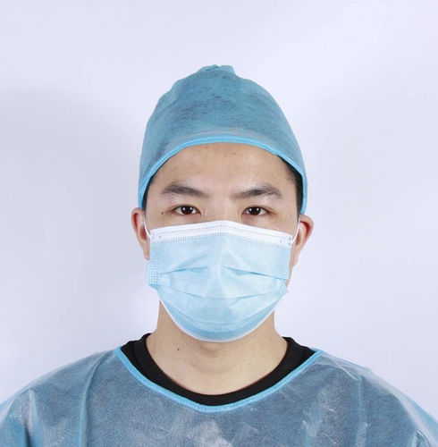 Прилегающая медицинская шапочка - Xiantao Yuanjie Nonwoven Products - для одноразового применения / дышащая / стерильная