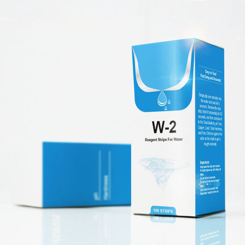 Тест-полоска для анализа воды - W-2 - Changchun Wancheng Bio-Electron Co., Ltd. - pH / щелочности / свободный хлор