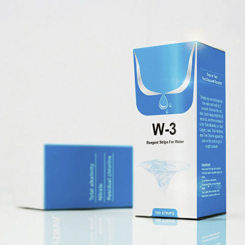 Тест-полоска для анализа воды - W-3 - Changchun Wancheng Bio-Electron Co., Ltd. - нитрита / щелочности / для воды