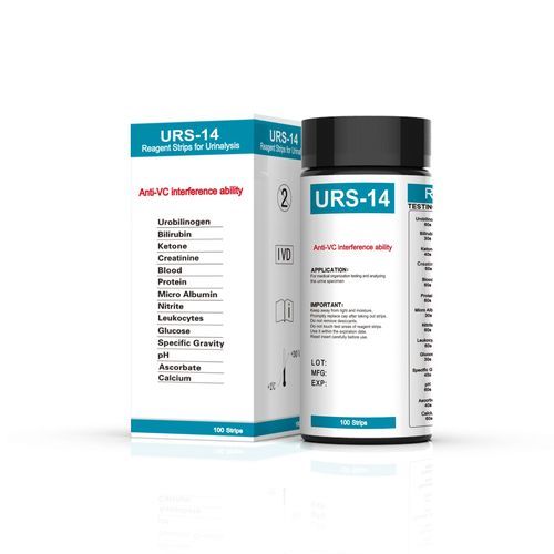 Тест-полоска для анализа мочи - URS-14 - Changchun Wancheng Bio-Electron Co., Ltd. - кислотности / для мочи / крови