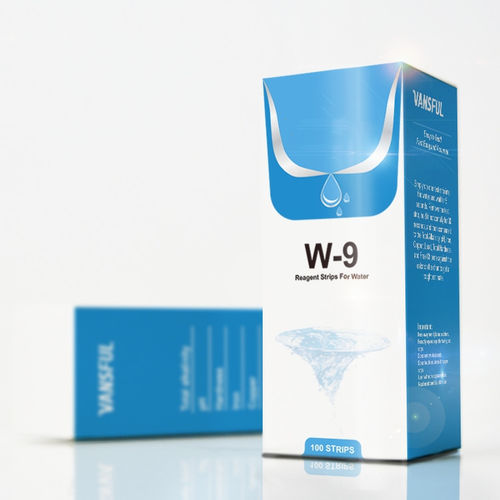 Тест-полоска для анализа воды - W-9 - Changchun Wancheng Bio-Electron Co., Ltd. - pH / щелочности / свободный хлор
