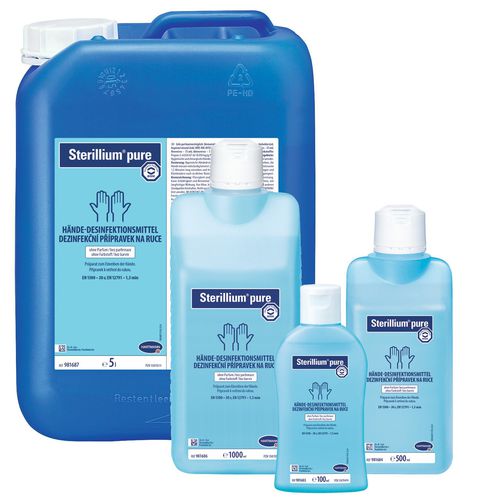 Гидроспиртовый раствор 500 мл - Sterillium® pure - BODE Chemie - 1000 мл / 5000 мл / 100 мл