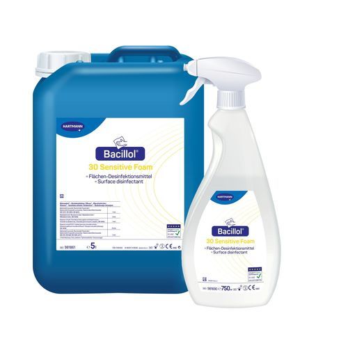 Дезинфицирующее средство для медицинских приборов - Bacillol® 30 - BODE Chemie - для полов и поверхностей / пена / 5000 мл