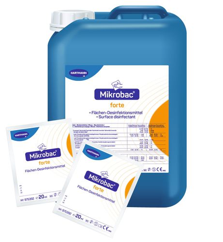 Моющее средство жидкость - Mikrobac® forte - BODE Chemie - 5000 мл / 20 000 мл / 20 мл