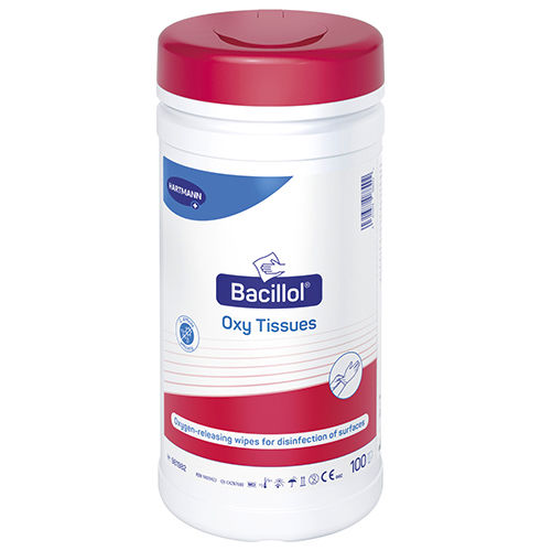 Очищающие салфетки для полов и поверхностей - Bacillol® Oxy Tissues - BODE Chemie - 100 штук