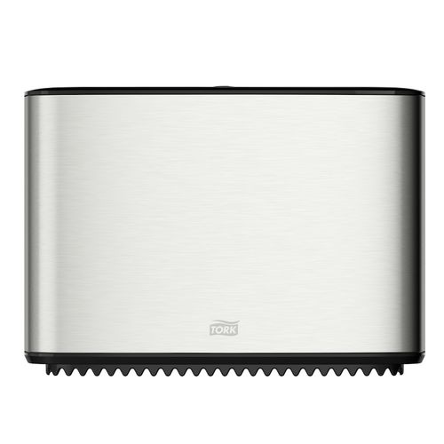Диспенсер для бумажных полотенец - Mini Jumbo - Tork - настенный / из нержавеющей стали