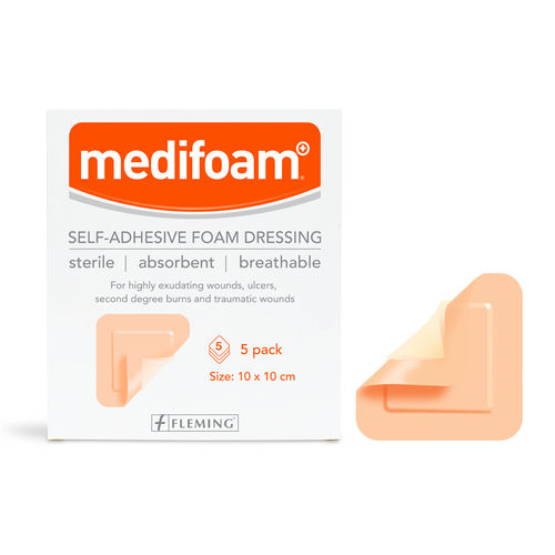 Повязка для защиты кожи из полиуретана - MEDIFOAM - Fleming Medical - стерильная / воздухопроницаемая / водонепроницаемая