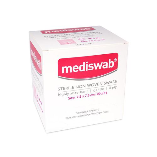 Марлевый компресс из хлопка - MEDISWAB - Fleming Medical - стерильный / нетканый