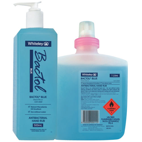 Гидроспиртовый раствор 70% - Bactol® Blue - Whiteley - 500 мл / 1000 мл