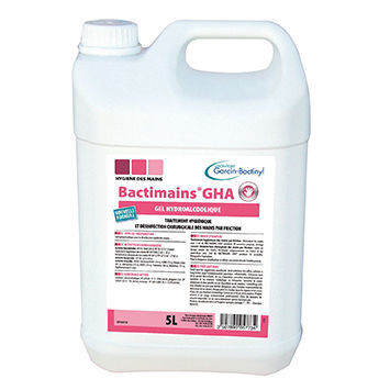 Гидроспиртовый раствор 500 мл - BACTIMAINS® GHA - LABORATOIRE GARCIN-BACTINYL - 1000 мл / 5000 мл / 100 мл