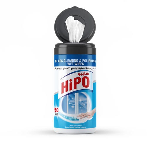 Очищающие салфетки для стекол - HiPO  - Al-Mueen - 50 штук