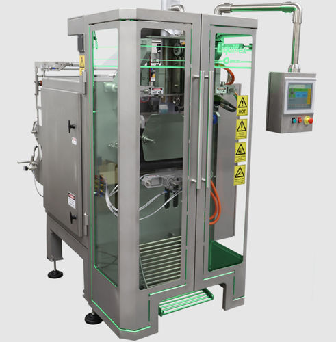 Толчковая система упаковки - Liquiflex® AV series - Amcor Embalagens Flexíveis - непрерывного действия / V-FFS / линейная