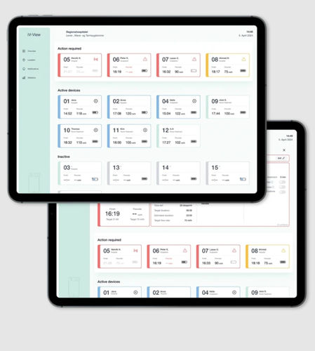 Медицинское программное обеспечение - iV-View® - OSAA Innovation ApS - управления перфузионным насосом / для составления отчетности / для мониторинга