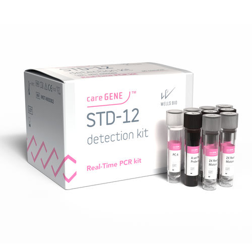 Набор для теста для болезней, передаваемых половым путем - careGENE&trade; STD-12 - WELLS BIO - на вирус простого герпеса / Хламидиоз / на Бледную трепонему