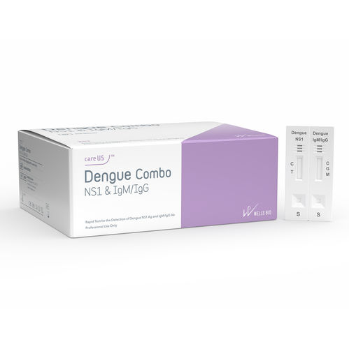 Экспресс-тест лихорадка денге - careUS&trade; Combo NS1 &amp; IgM/IgG - WELLS BIO - на инфекционные заболевания / на антигены / для антитела