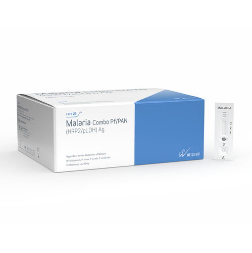 Экспресс-тест на малярию - careUS&trade; Combo Pf/PAN (HRP2/pLDH) Ag - WELLS BIO - на инфекционные заболевания / на антигены / на паразитов