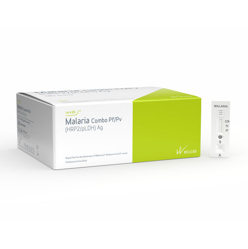 Экспресс-тест на малярию - careUS&trade; Combo Pf/Pv (HRP2/pLDH) Ag - WELLS BIO - на инфекционные заболевания / на антигены / на паразитов