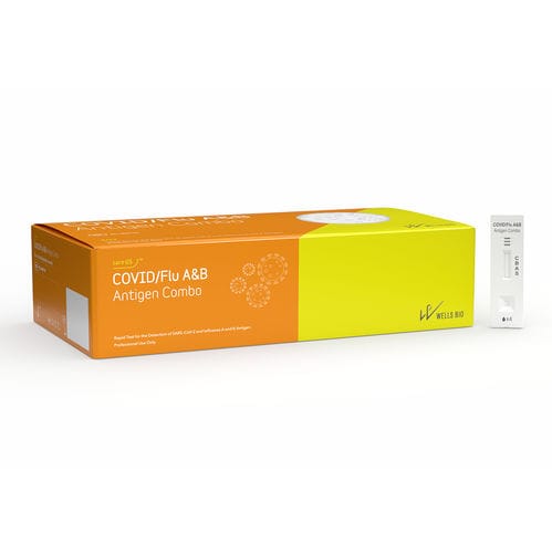 Экспресс-тест на инфекционные заболевания - careUS™ COVID/Flu A&B Antigen Combo - WELLS BIO - COVID-19 / гриппа / на антигены