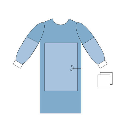 Хирургический халат унисекс - G-21M-SMS-L3 - Hydrex International SARL - XXL / L / M