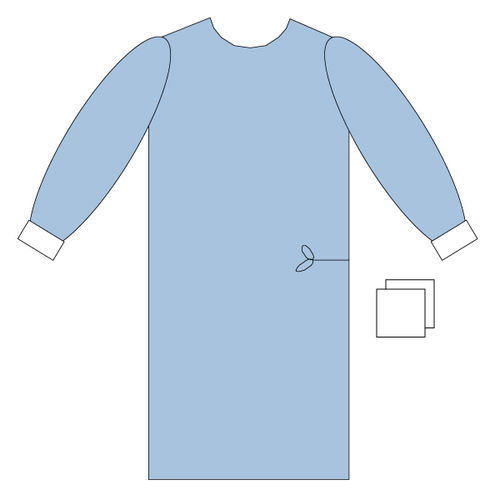 Хирургический халат унисекс - G-21L-SMS - Hydrex International SARL - XXL / L / M