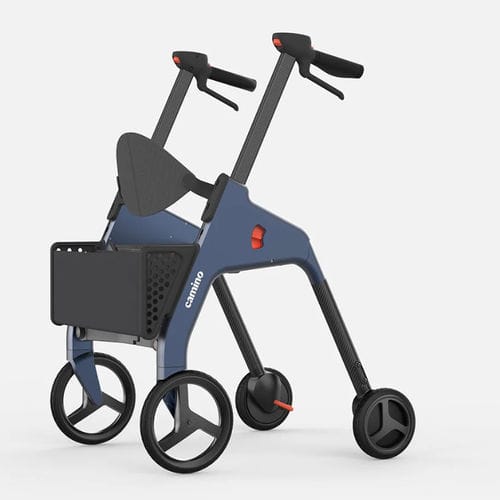 4-колесный ролятор - Camino Mobility - рама из углеродного волокна / с сиденьем / с корзиной