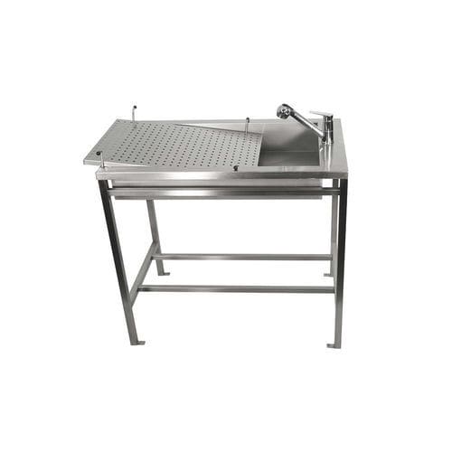 Рабочая поверхность для ветеринарного кабинета - TA170050 - Vetinox - для стоматологической лаборатории / с кухонной раковиной