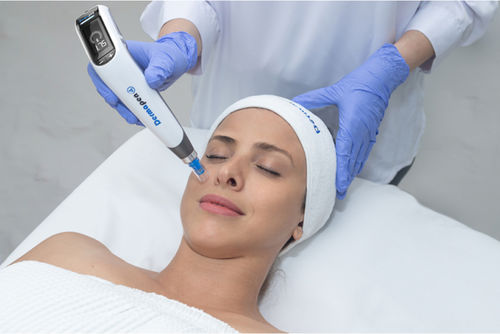 RF-аппарат для омоложения кожи - DermaPen4 - Miramhoo Aesthetics - аппарат для микрошлифовки / аппарат для микроигольчатого RF-лифтинга / портативный