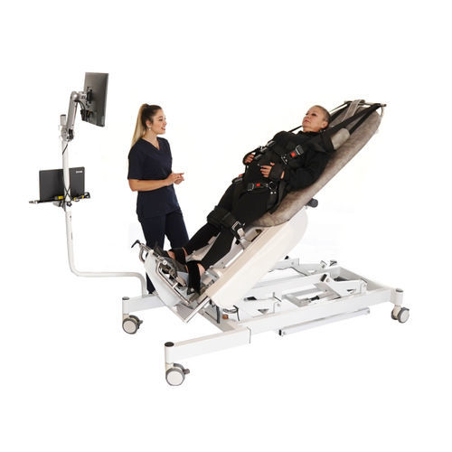 Стол для вертикализации 1 секция - A1 - NX Robotic Rehabilitation - для терапии / электрический / на колесиках