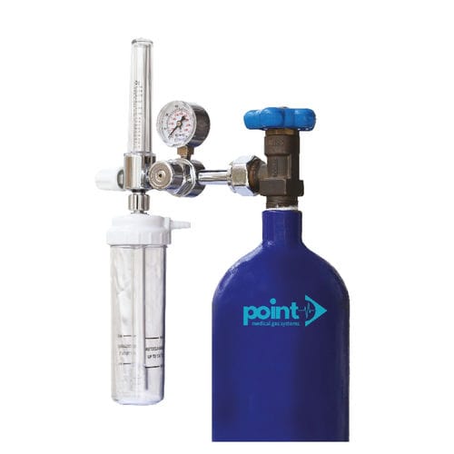 Система оксигенотерапии с ручным приводом - PNT-TRP-FM-3/4	 - Point Medical Gas Systems - переносная / с баллоном кислорода / с расходомером