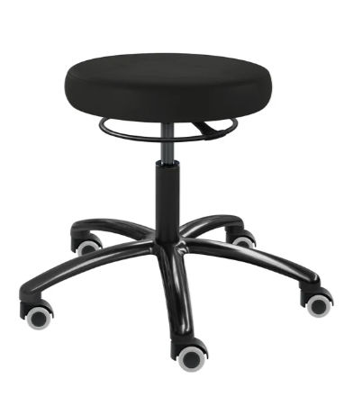 Табурет для учреждений здравоохранения - SELLA-MED Laudatio Black Edition - SIMPEX - с регулируемой высотой / поворотный / на роликах